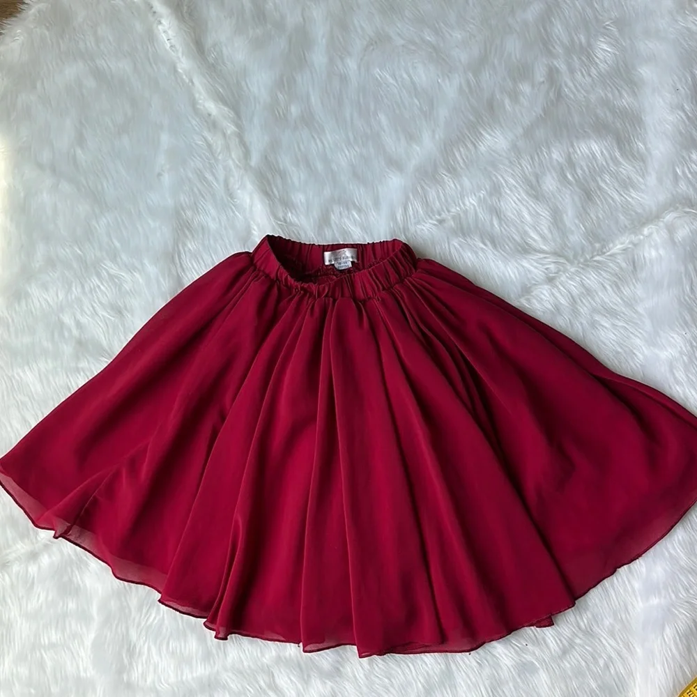 Bailey’s Blossoms Red Kids Skirt girls Size 18-24 months - Picture 2 of 8